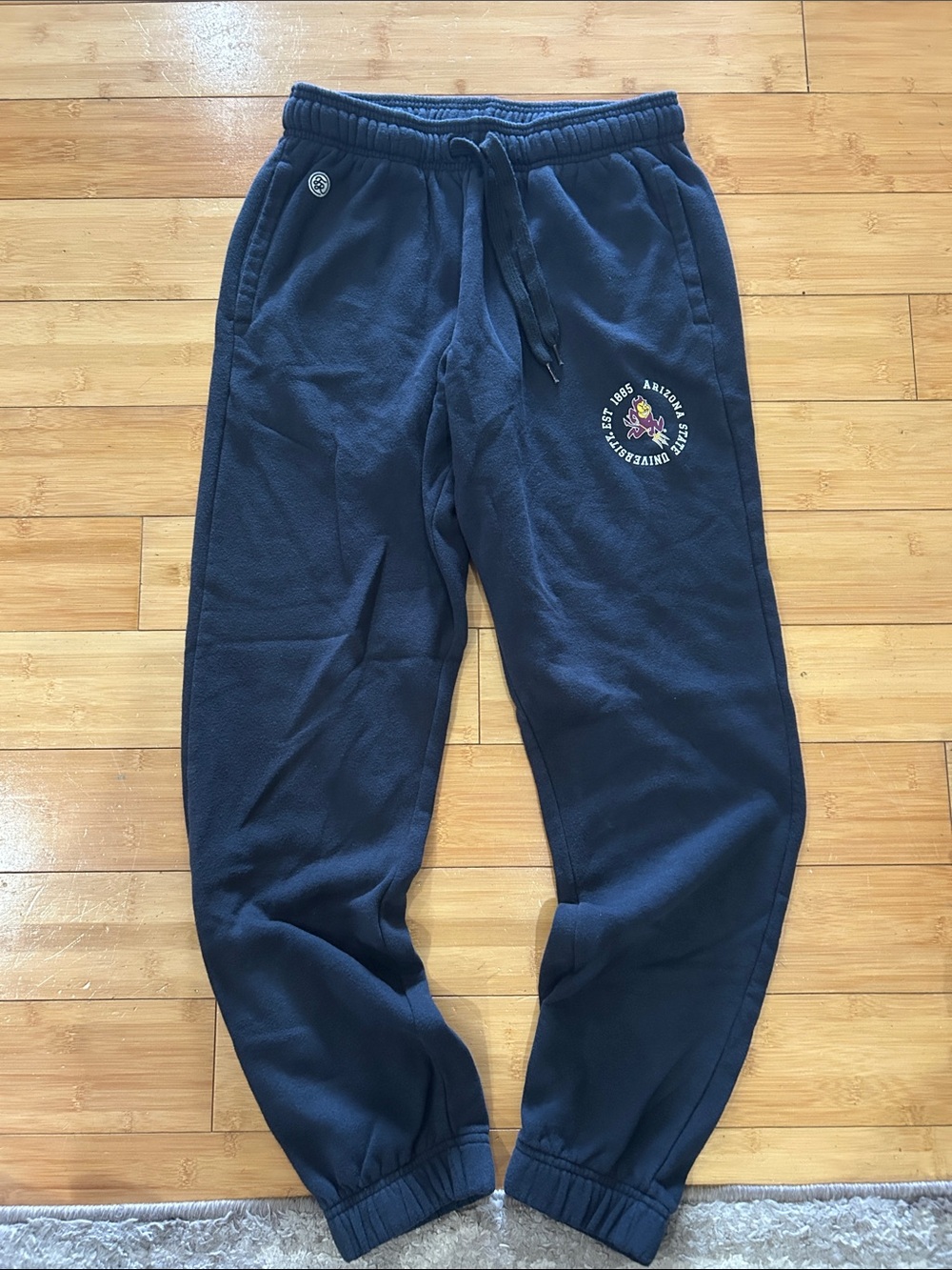 Black ASU Graphic Jogger Sweatpants